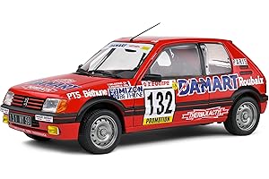 Solido 1:18 Peugeot 205 GTI 1,6L Red #132 DELECOUR/PAUWELS Rally Monte Carl