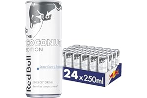 Red Bull Bebida Energética, Coco y Arándanos, 24 x 250 ml