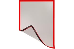 TIENDA LEAN Funda magnética A4 sin ventana ROJO 5 unidades. Marco magnético