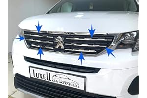 Luxell Lot de 6 housses de barbecue en acier inoxydable chromé, compatibles avec Rifter [2018+]