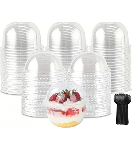 Bicchieri Trasparenti In Plastica Con Coperchio Senza Foro