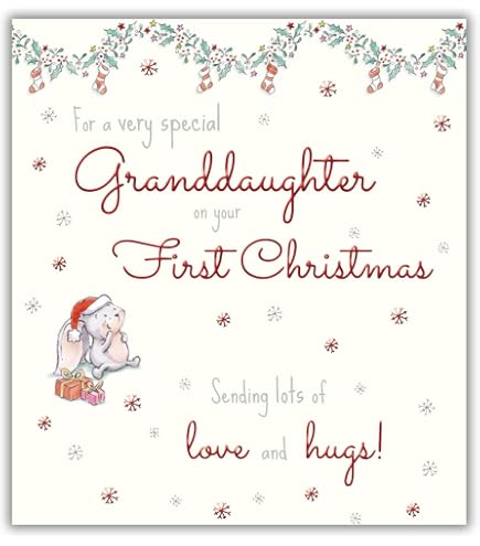 White Cotton Cards Code XBGD18 To A Beautiful Granddaughter 18 Wishing...