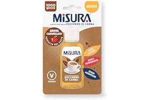 MERISANT Misura® Dolcificante Liquido Zero Calorie, Sostitutivo dello Zucchero di Canna, Con Aroma Caramellato, Perfetto Caffe’ e Cocktails, Senza Glutine, Vegano, Senza Aspartame, Conf. Apri e Chiudi, 55ml