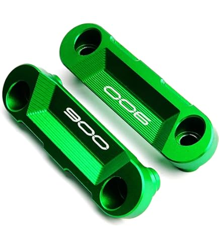 Copertura Serbatoio Freni Per Kawasaki Z900 2017-2023 - CNC Alluminio, Colore Verde - Foto 4