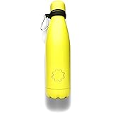 REUZE Borraccia Termica per Acqua Triplo Strato Isolamento, Bottiglia Termica Acciaio Inox 18/8 Senza Bpa da 500. Thermos caf