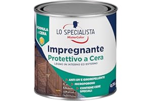 Lo Specialista Mistercolor IMPREGNANTE ACQUA CERA, 0,75L, NOCE ANTICO