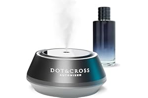 DOT AND CROSS Suavage Car Air Freshener for Men (Automizer) - Smart Car Air Freshener Diffuser, 25ml Large Capacity Savage Inspired Automatic On/Off Automotive Aroma Diffuser, Vehicle Accessories For Men.
