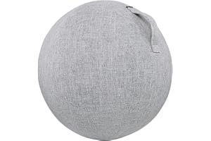 ZOSONET Sitzball Abdeckung,55cm 65cm 75cm Gymnastikball Bezug für Sitzball Fitnessball,Faltbar Sitzbälle Stoff Bezug - für Fitnessball Pilates Yogaball/Büroball Balance Ball