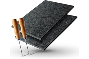 Foonii 2 stück Prickeln Prickelset,Holz Prickelnadel Set Kinder 20 * 15cm Prickelfilz Stärke 10mm Prickel-Unterlage für Kinder und Erwachsene Herbst Weihnachten Geschenk Schulanfang