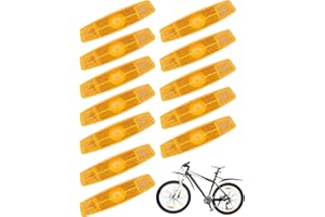 AORHOFJ 12 Pezzi Catarifrangenti Raggi Ruota Bici, Riflettore per Raggi di Bicicletta, Riflettori Bici, Foglio Riflettente per Bici da Strada Bici da Città,Catarifrangente Bici,Catarifrangente