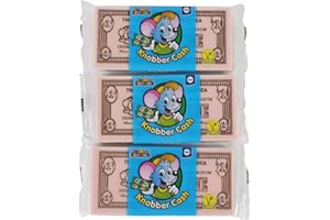 ‎AYURSANA Küchle Knabber-Cash Geldscheine 4-farbig | 3er Pack (3 x 20g) | Esspapier | Essoblaten mit Süßungsmittel | Vegan