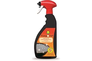 FUEGO NET Fuegonet 231097 - Limpiabarbacoas, 11.5 x 27 x 6 cm, color blanco