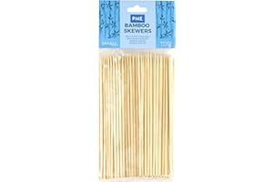 PME Small Bamboo Skewers, Pack of 100, 6-inches, Beige