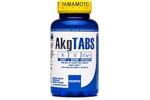 YAMAMOTO NUTRITION AKG TABS 90 Comprimés, Arginine Alpha-Cétoglutarate, Meilleure Absorption Intestinale que la l-Arginine