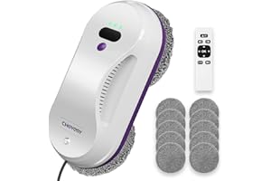 CHOVERY CL-2 Fensterputzroboter, der Fensterputzroboter Fenster Roboter mit Fernbedienung, automatischer Fensterputzer, Fensterreiniger Roboter, Glasreinigungsroboter, 3000 Pa Fenstersauger