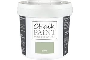 Chalk Paint Everything® Salvia Kreidefarbe Wasserbasis für Alle Oberflächen einfach zu verarbeiten ohne schlechten Geruch - Chalk Paint Extra Matt (5 Liter)