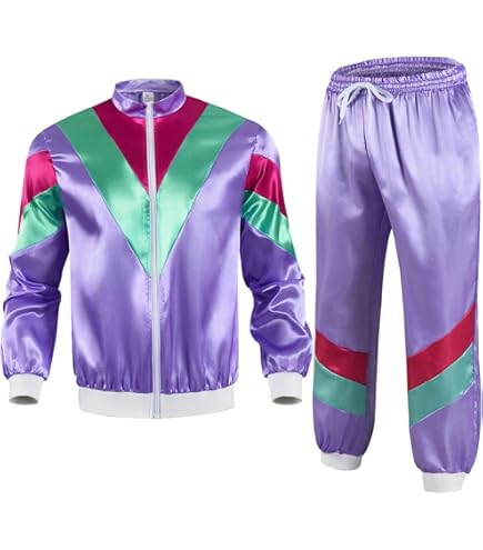 Boland - Trainingspak voor mannen, verkleedkostuum voor themafeesten, Halloween of carnaval, jaren 90 vermomming