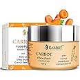 Karrot Natural Skincare Carrot Face Pack for Brightening Skin, Carrot Nourishing Facial Pack, Enhances Complexion and Evens Tone, Contains Retinol, Squalane, Honey and Shea Butter, For Women and Men, All Skin Types, 100 gms
