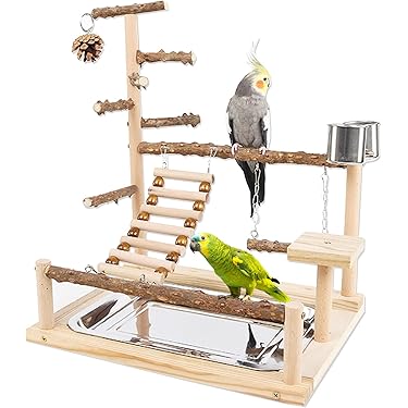 Robusto Supporto In Metallo Con Quadrupode Per Gabbie Per Uccelli Di Grandi Dimensioni Bianco Ica