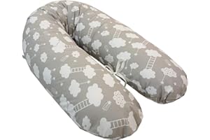 EMI&SAM Coussin d'allaitement, 170 cm, rembourrage FillBall EPS