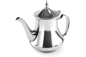 IBILI - Tetera arabe Mahdia, 1 litro, Acero Inoxidable