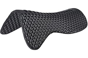 ‎ACAVALLO Acavallo Piuma Air-Release Featherlight Pad - Schwarz - Sattelpad - Pferdepolster - Wasserdicht - Umweltfreundlich - Erwachsener