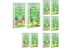 ZOPJUMA 10 Pièces Flipper, Flipper Enfant, Jeu sur Le Foot, Mini Flipper, Jeu Flipper Enfant, Mini Babyfoot de Table, Mini Jeux, Mini Flipper Enfant Très Approprié pour Cadeau Anniversaires Enfants