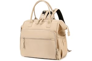 LORADI Wickeltasche mit großem Fassungsvermögen, wasserabweisendes Nylon, 3-Wege-Reiserucksack und Schultertasche mit Anti-Diebstahl-Taschen