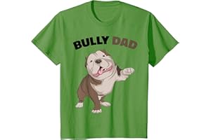 AMERICAN BULLY APPAREL & GIFT IDEAS American Bully Dad propriétaire de chien T-Shirt