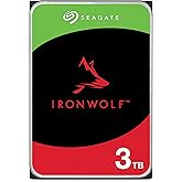 Seagate IronWolf 3TB, NAS Interne Festplatte HDD, 3.5 Zoll, 5400 U/Min, CMR, 64 MB Cache, SATA 6GB/s, silber, inkl. Data Resc