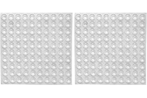 EBOOT Clear Rubber Feet Adhesive Bumper Pads Self Stick Bumpers Sound Dampening Door Bumpers Cabinet Buffer Pads, 8.5 by 2.5 mm, 200 Pieces