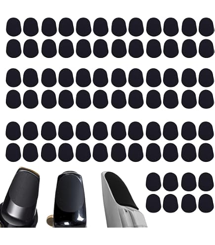 Lot De 53 Tampons Soundman Pour Saxophone Ténor - Peau De Mouton Avec Résonateurs Plastique - Compatible Toutes Marques
