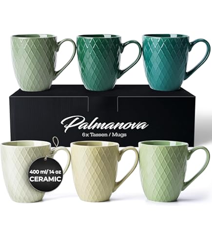 Noritake Colorwave Apple 12 Fl. Oz.  Green  Stoneware Mugs,  Set Of 4 8094 484d - View #5