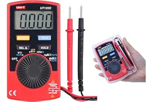 UNI-T UT120C Tascabile Digitale Multimetro Gamma automatica tester DC AC Voltaggio Diodo Mini Elettrico Metri LCD Schermo