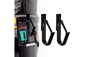 BEFUN Cintura portautensili universale e trapano senza fili, gancio per cintura, strumento per ponteggi, accessori per trapano, per la maggior parte dei trapani senza fili, avvitatori a percussione, 2 pezzi