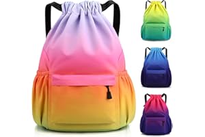 Sarsumir Turnbeutel Sportbeutel Damen Jungen, Wasserdicht Große Kapazität Beutel mit Kordelzug Rucksack, Kordelzugbeutel Turnbeutel Herren Mädchen