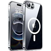 Ehr. iPhone 16e/17e Uyumlu Kamera Korumalı Magsafe Wireless Şarj &Ouml;zellik Sert Sararmaz Mika Şeffaf Kristal Arka Kapak Kılıf