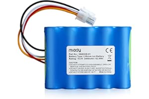 Miady Mähroboter Ersatzakku (3400mAh) Kompatible mit Gardena Sileno R100Li, R130Li, R160Li/Kompatible mit Husqvarna Automower 310,315, 584 82 28-01, 584 82 28-02, 584 85 28-01, 589 58 62-01