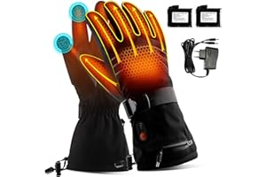 ‎ABXMAS ABXMAS Wiederaufladbare Elektrische Heizhandschuhe für den Außenbereich, Beheizte Handschuhe für Herren Damen