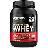 Optimum Nutrition Gold Standard 100% Whey Proteine in polvere per lo Sviluppo e il Recupero Muscolare con Glutammina e Aminoa