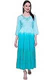 Arayna Women's Tie Dye Rayon Anarkali Kurti
