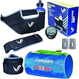 VERIFIED Gym Set Including VF-1026 Walking Set with Charged Gym Bag Canada Large Sky and Wrist Band 3'' Pair MILANCHE Grey
