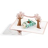 Hallmark Signature Paper Wonder Pop Up D&uuml;ğ&uuml;n Kartı (Klasik Araba, Yeni Evlenmiş) (5RZH1207)