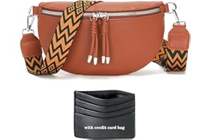 YISUOHOOM Marsupio Donna PU Pelle Elegante Borsa Tracolla Piccola a Mezzaluna - Regalo Donna