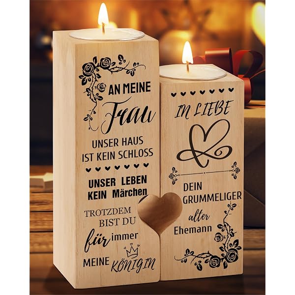 Personalisierbares Geschenk Teelichthalter Lebensbaum 33 Cm