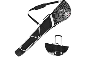 LZFAN Golf Bag for Men, Golf Travel Bags for Airlines Driving Range, Golf Club Carry Bags Lightweight Foldable Waterproof Small Sunday Womens Golf Bag