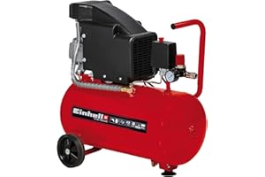 Einhell Compresseur à air TC-AC 190/24/8 (1500 W, Cuve de 24 L, Pression 8bar, Débit d'aspiration 165 l/min, Réducteur de pression)