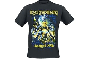 Iron Maiden Live After Death Männer T-Shirt schwarz Band-Merch, Bands