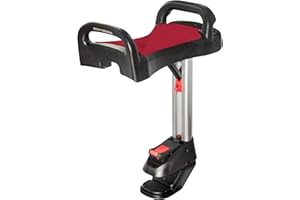 Lascal Saddle pour BuggyBoard Maxi, Assise pliable et retirable, Accessoire poussette pour Modèle Maxi depuis 2011, Siège confortable pour plateforme, rouge