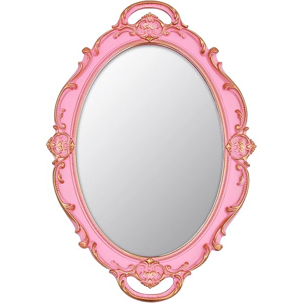 Miroir Décoratif Pour Chambre D'enfant - Motif Raiponce - Dimensions 15 X 21 Cm